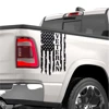New Veteran Retired American Flag Truck Tailgate Vinyl Decal Sticker for most Trucks